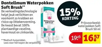 Kruidvat Dontellmum Waterpokken Soft Brush aanbieding