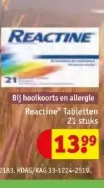 Kruidvat Reactine Tabletten aanbieding