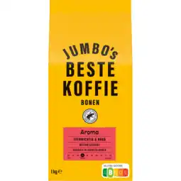 Jumbo Jumbo's Beste Koffiebonen Aroma 1 kg aanbieding