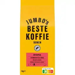 Jumbo Jumbo's Beste Koffiebonen Aroma 1 kg aanbieding