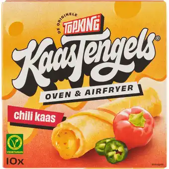 Jumbo Topking KaasTengels Oven & Airfryer Chili Kaas 10 Stuks 150 g aanbieding