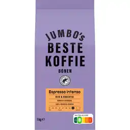 Jumbo Jumbo's Beste Koffiebonen Espresso Intenso 1 kg aanbieding