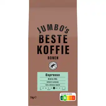 Jumbo Jumbo's Beste Koffiebonen Espresso 1 kg aanbieding