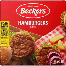 Jumbo Beckers Hamburgers 12 Stuks aanbieding