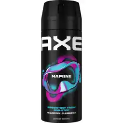 Jumbo Axe Deodorant Bodyspray Marine 150 ML aanbieding