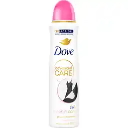 Jumbo Dove Advanced Care Anti-Transpirant Deodorant Spray Invisible Care 150 ML aanbieding