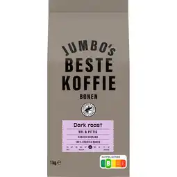 Jumbo Jumbo's Beste Koffiebonen Dark Roast 1 kg aanbieding