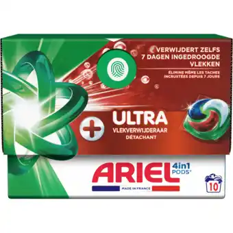 Jumbo Ariel All-in-1 Pods Wasmiddel Ultra 10 Stuks aanbieding
