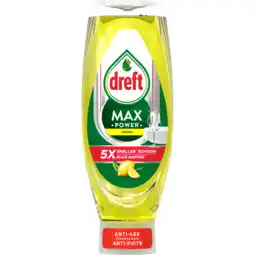 Jumbo Dreft MaxPower Lemon Vloeibaar Afwasmiddel 730ml aanbieding