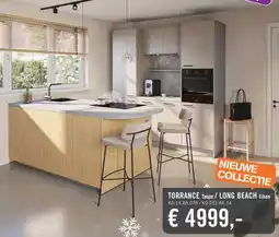 Keukendepot Torrance Taupe, Long Beach Eiken aanbieding