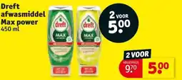 Kruidvat Dreft afwasmiddel Max power aanbieding