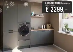 Keukendepot Bijkeuken toledo schiefer grijs aanbieding