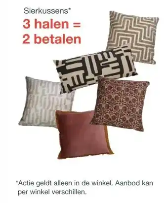 IN.HOUSE Sierkussens* aanbieding