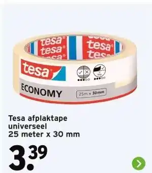 GAMMA Tesa afplaktape universeel aanbieding