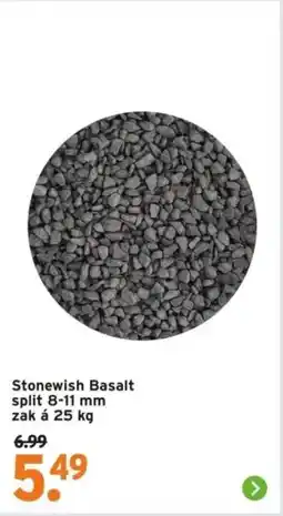 GAMMA Stonewish Basalt split aanbieding