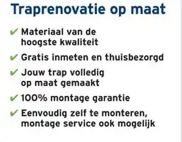 GAMMA Traprenovatie op maat aanbieding