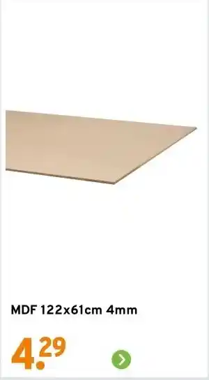 GAMMA MDF aanbieding