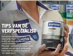 GAMMA TIPS VAN DÉ VERFSPECIALIST aanbieding