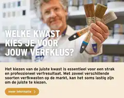 GAMMA WELKE KWAST KIES JE VOOR JOUW VERFKLUS? aanbieding