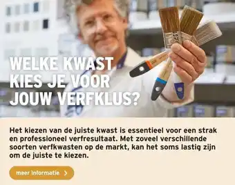 GAMMA WELKE KWAST KIES JE VOOR JOUW VERFKLUS? aanbieding