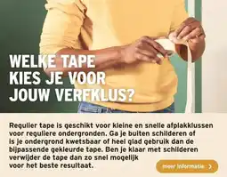 GAMMA WELKE TAPE KIES JE VOOR JOUW VERFKLUS? aanbieding