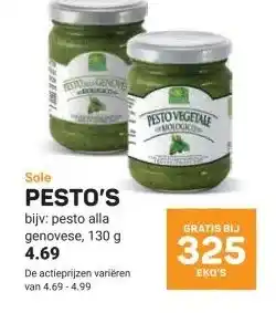 Ekoplaza PESTO'S aanbieding