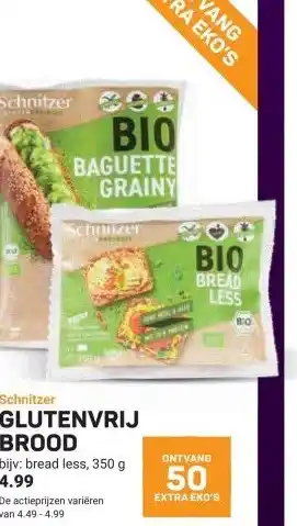 Ekoplaza GLUTENVRIJ BROOD aanbieding