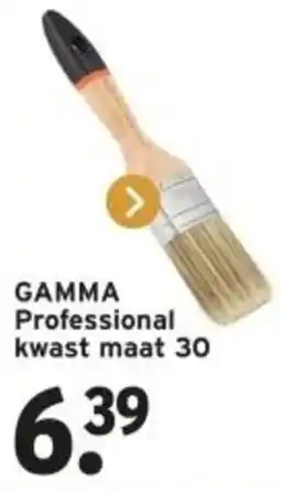 GAMMA GAMMA Professional kwast maat 30 aanbieding