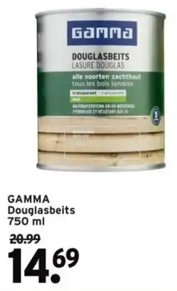 GAMMA GAMMA Douglasbeits aanbieding