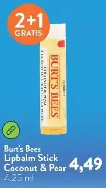 Holland & Barrett Lipbalm Stick Coconut & Pear aanbieding