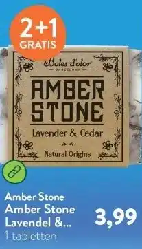 Holland & Barrett Amber Stone Lavendel & Cedar aanbieding