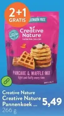 Holland & Barrett Creative Nature Pannenkoek & Wafel Mix aanbieding