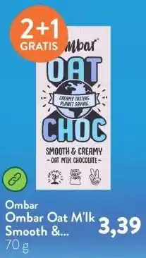 Holland & Barrett Ombar Oat M'lk Smooth & Creamy Melkchocolade aanbieding