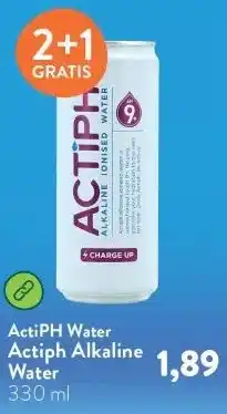 Holland & Barrett Actiph Alkaline Water aanbieding