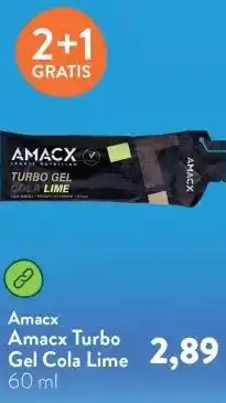 Holland & Barrett Amacx Turbo Gel Cola Lime aanbieding