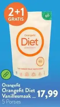 Holland & Barrett Orangefit Diet Vanillesmaak – 325g aanbieding