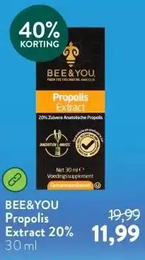 Holland & Barrett Propolis Extract 20% aanbieding