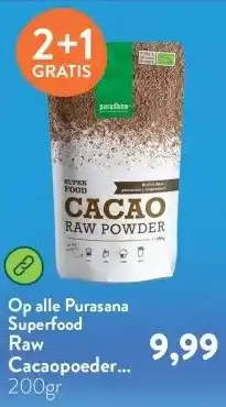 Holland & Barrett Raw Cacaopoeder Bio aanbieding