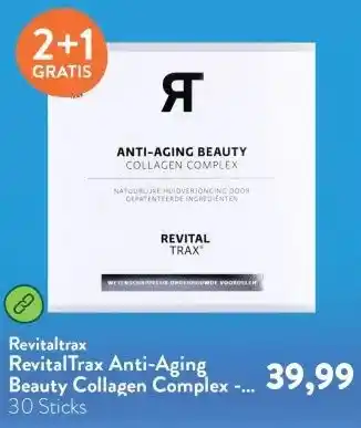 Holland & Barrett RevitalTrax Anti-Aging Beauty Collagen Complex - 30 sticks aanbieding