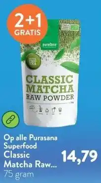 Holland & Barrett Classic Matcha Raw Powder aanbieding