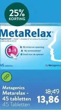 Holland & Barrett Metarelax - 45 tabletten aanbieding