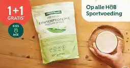 Holland & Barrett 1+1 GRATIS Op alle H&B Sportvoeding aanbieding