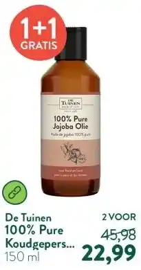 Holland & Barrett 100% Pure Koudgeperste Jojoba Olie aanbieding