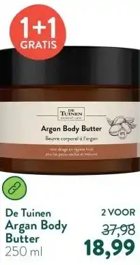 Holland & Barrett Argan Body Butter aanbieding