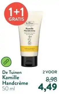 Holland & Barrett Kamille Handcrème aanbieding