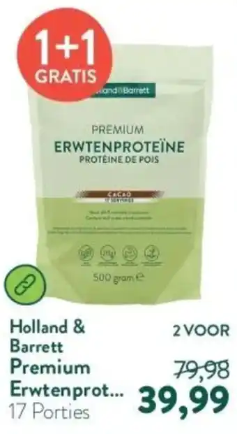 Holland & Barrett Holland & Barrett Premium Erwtenproteïne Cacao aanbieding