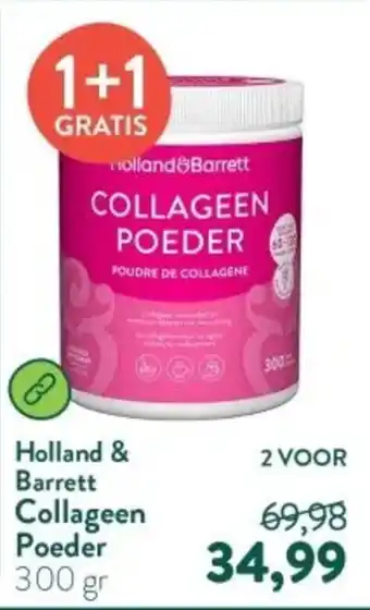 Holland & Barrett Holland & Barrett Collageen Poeder aanbieding