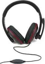 Bol.com Esperanza EH118 Sonata headset Zwart Rood aanbieding