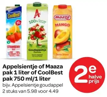 Spar Appelsientje of Maaza of Cool Best aanbieding