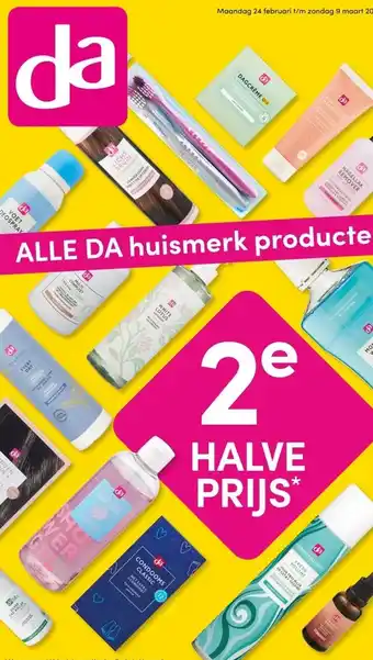 DA 2e  HALVE PRIJS aanbieding